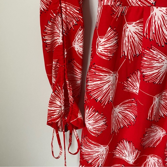 Red Floral Romper - Picture 4 of 6